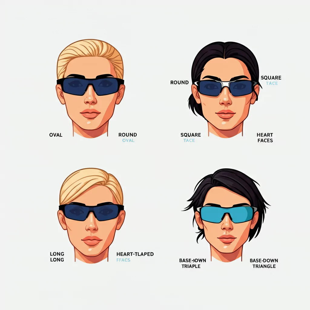 Choisissez les montures de lunettes de sport adaptées à la forme de votre  visage, image size:1024x1024