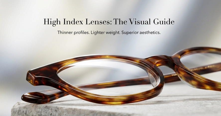 High Index Comparison High Index Lenses Pros Cons: 1.67 vs 1.74 Thickness Guide