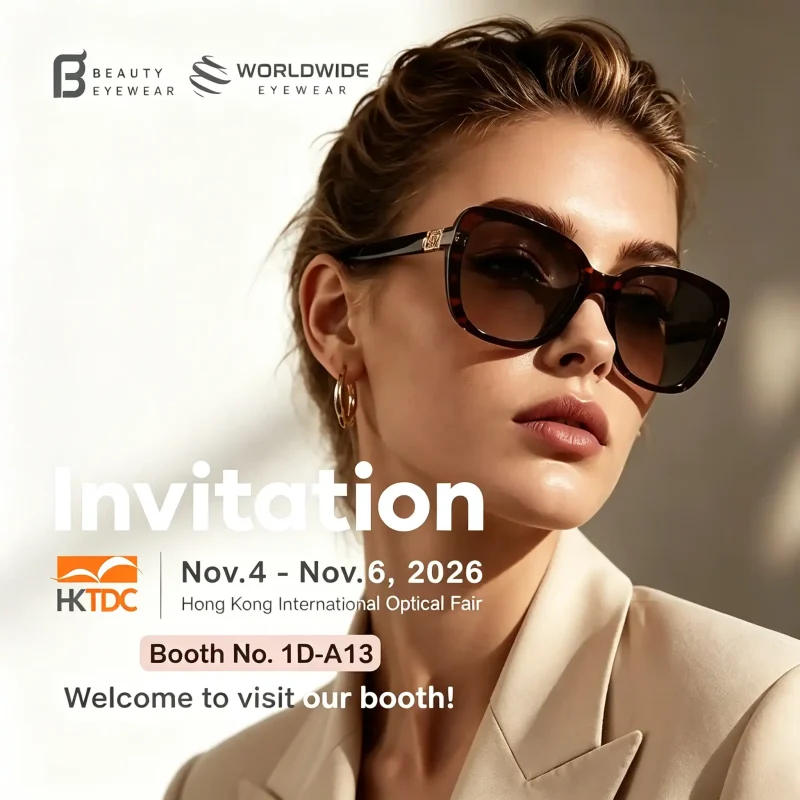 Pozvánka na optický veletrh v Hongkongu 2026 - B Eyewear Worldwide stánek 1D-A13
